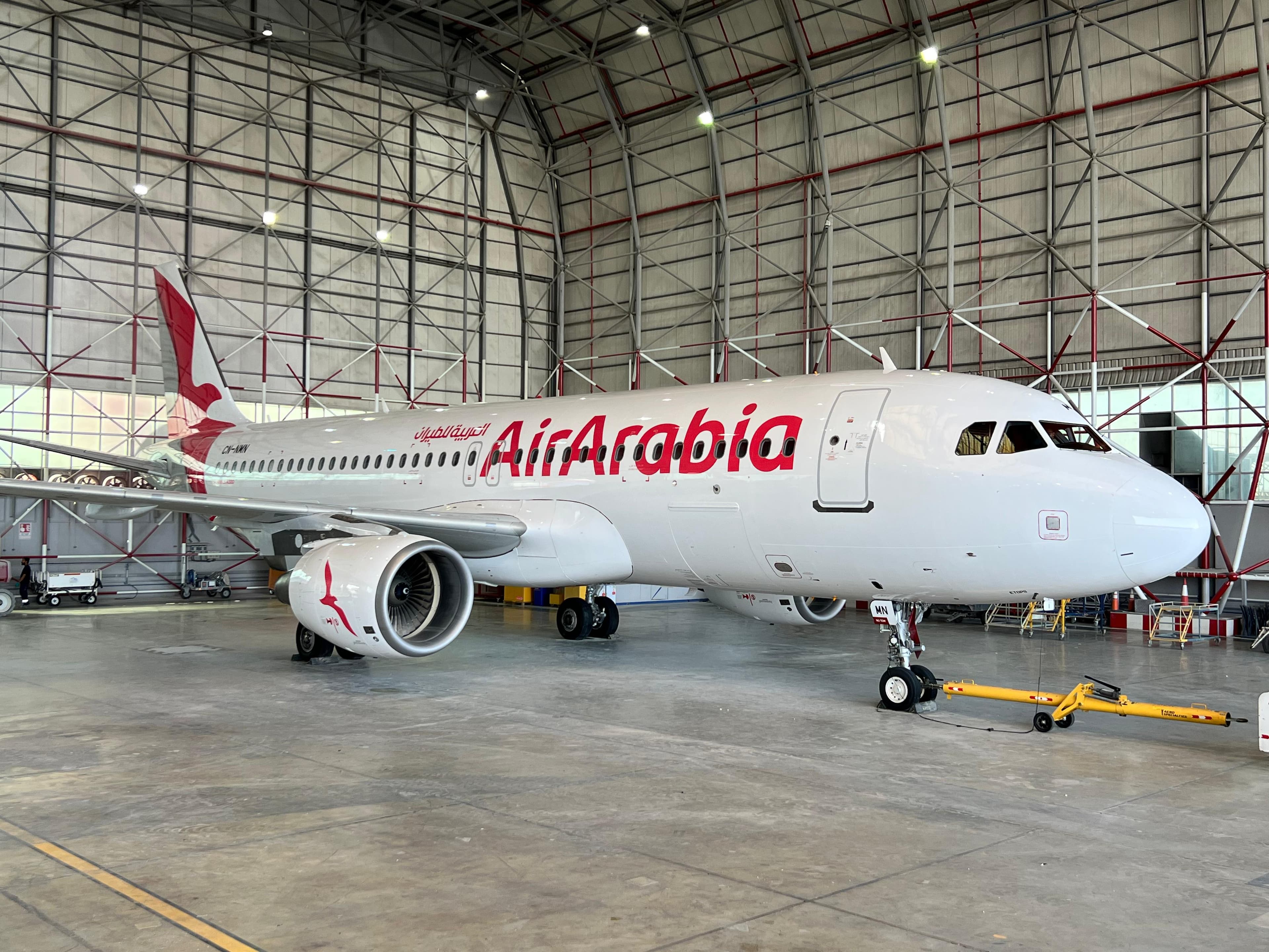 Gulf Aircraft and Engineering Services (GAES) is proud to announce its recent collaboration with Air Arabia Group and successful completion of Airbus A320 paint project.